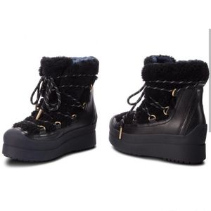Tory Burch Courtney Shearling Platform Boot